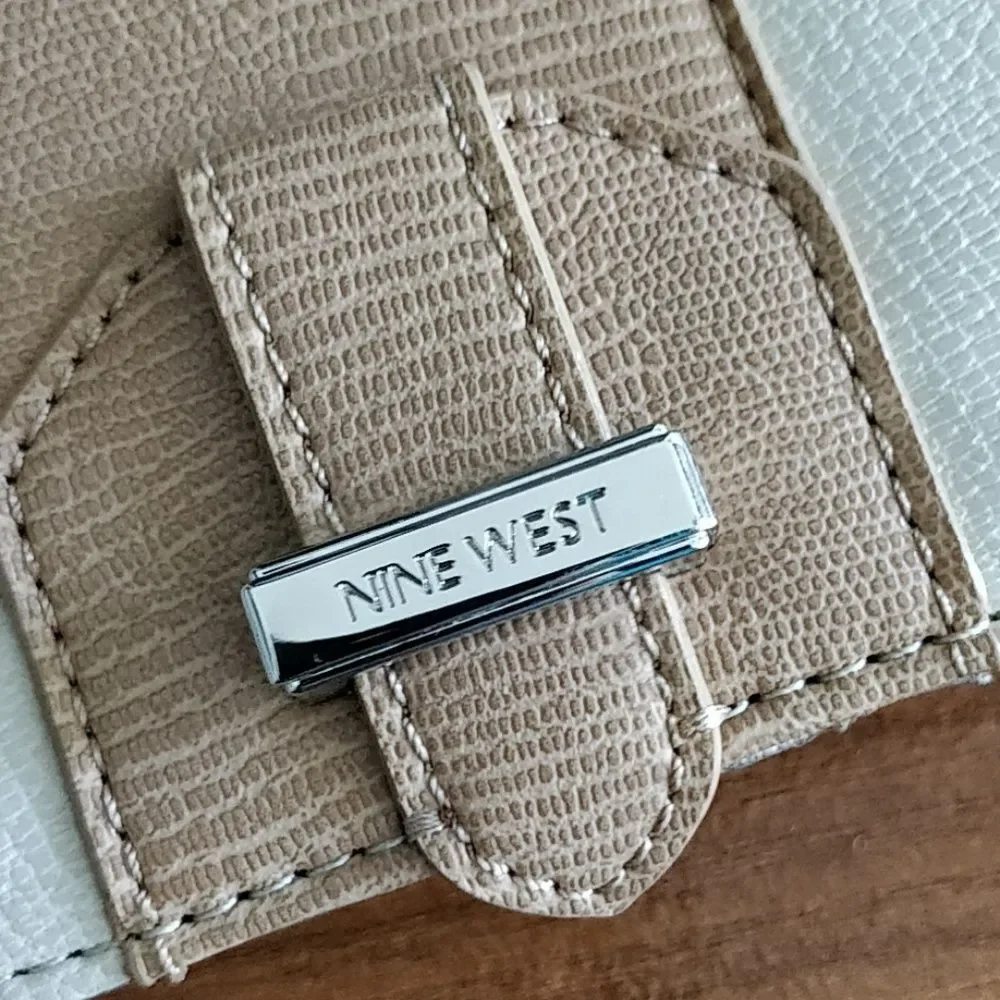 Nine West Tan Clasp Wallet NWT